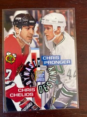 1994-95 Topps Stadium Club Dynasty Destiny Chris Chelios Chris Pronger #5